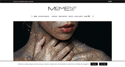 Desktop Screenshot of momentmake-up.com