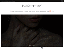 Tablet Screenshot of momentmake-up.com